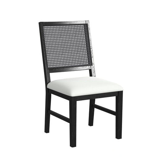 Bahama Breeze Dining Chair with White Fabric in Black (2 Per Carton) - Tony’s Furniture Store & Linen (GA) - Multi Location