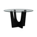 Oregon Round Table in Black - Tony’s Furniture Store & Linen (GA) - Multi Location