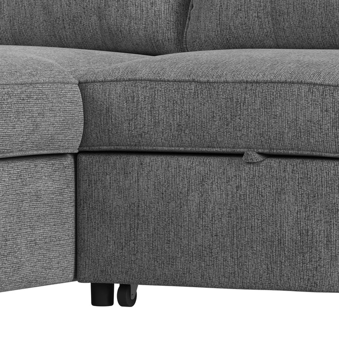 Homer 2PC Sectional Set in Clementine Grey - Tony’s Furniture Store & Linen (GA) - Multi Location