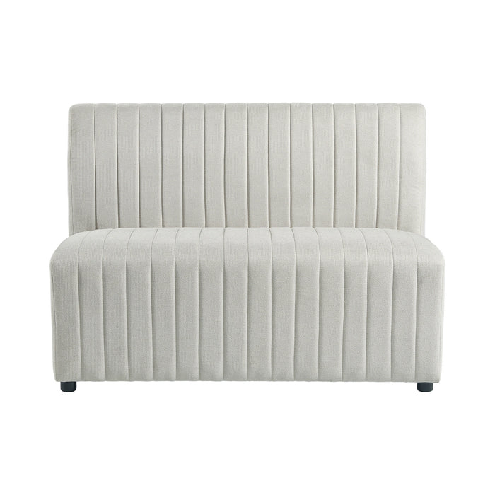 Jemma Upholstered Bench in Beige Linen - Tony’s Furniture Store & Linen (GA) - Multi Location