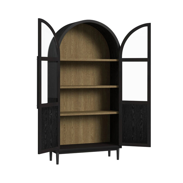 Taurus Bookcase in Flat Black - Tony’s Furniture Store & Linen (GA) - Multi Location