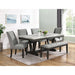 Everdeen Dining Set in Charcoal - Tony’s Furniture Store & Linen (GA) - Multi Location