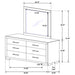 Jessica Dresser With Mirror - Tony’s Furniture Store & Linen (GA) - Multi Location