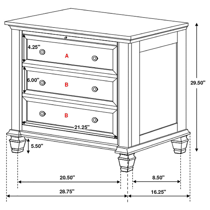 Sandy Beach 4 Pc Bedroom Set - Tony’s Furniture Store & Linen (GA) - Multi Location