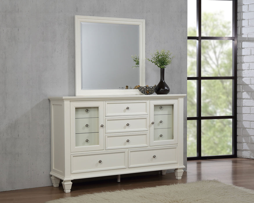 Sandy Beach Dresser With Mirror - Tony’s Furniture Store & Linen (GA) - Multi Location