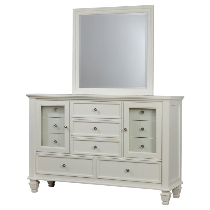 Sandy Beach Dresser With Mirror - Tony’s Furniture Store & Linen (GA) - Multi Location