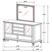 Sandy Beach Dresser With Mirror - Tony’s Furniture Store & Linen (GA) - Multi Location