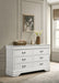 Louis Philippe 6-drawer Dresser White - Tony’s Furniture Store & Linen (GA) - Multi Location