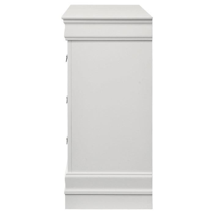 Louis Philippe 6-drawer Dresser White - Tony’s Furniture Store & Linen (GA) - Multi Location
