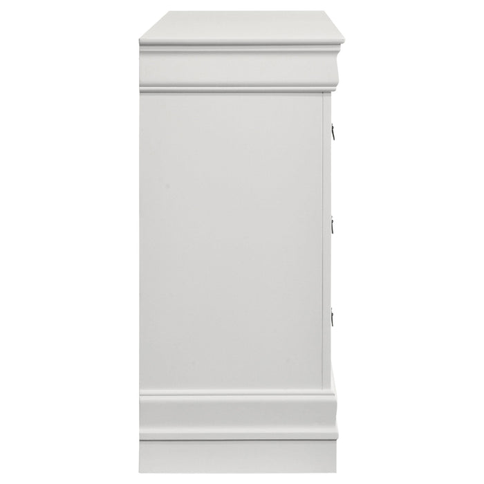 Louis Philippe 6-drawer Dresser White - Tony’s Furniture Store & Linen (GA) - Multi Location