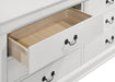 Louis Philippe 6-drawer Dresser White - Tony’s Furniture Store & Linen (GA) - Multi Location