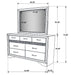 Miranda Dresser With Mirror - Tony’s Furniture Store & Linen (GA) - Multi Location