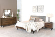 Mays Upholstered Bedroom Set Walnut Brown and Grey - Tony’s Furniture Store & Linen (GA) - Multi Location