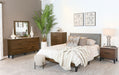 Mays Upholstered Bedroom Set Walnut Brown and Grey - Tony’s Furniture Store & Linen (GA) - Multi Location