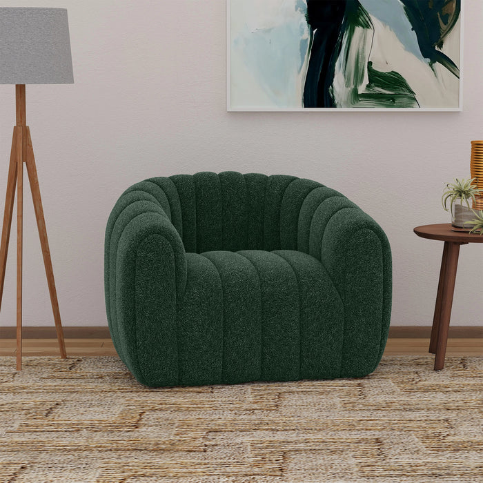 Flamingo Swivel Chair in Ching Hunter Green - Tony’s Furniture Store & Linen (GA) - Multi Location