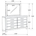 Woodmont Dresser With Mirror - Tony’s Furniture Store & Linen (GA) - Multi Location