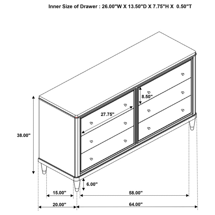 Emberlyn 4 Pc Bedroom Set - Tony’s Furniture Store & Linen (GA) - Multi Location