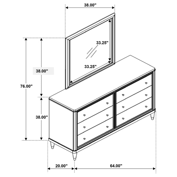 Emberlyn Dresser With Mirror - Tony’s Furniture Store & Linen (GA) - Multi Location