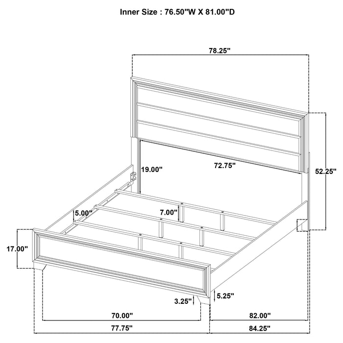 Wright Eastern King Bed - Tony’s Furniture Store & Linen (GA) - Multi Location