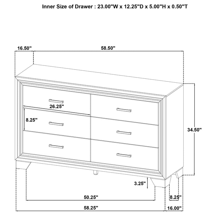 Wright Dresser - Tony’s Furniture Store & Linen (GA) - Multi Location