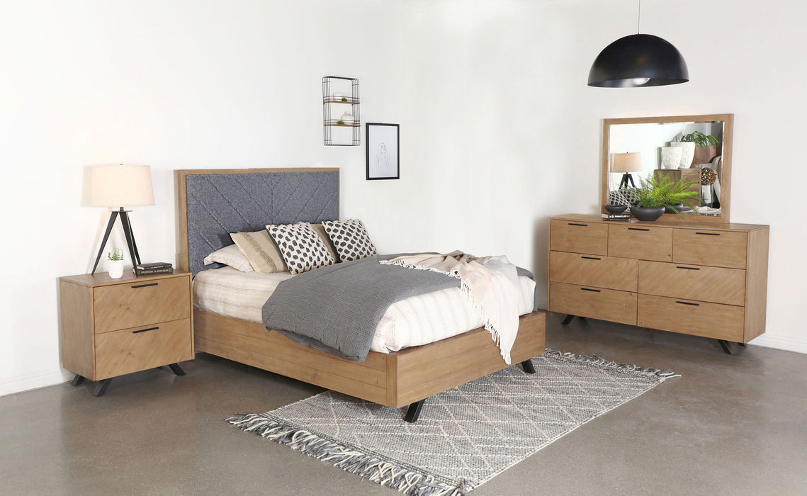 Taylor Bedroom Set Light Honey Brown and Grey - Tony’s Furniture Store & Linen (GA) - Multi Location