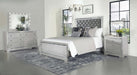 Eleanor Upholstered Tufted Bedroom Set Metallic - Tony’s Furniture Store & Linen (GA) - Multi Location