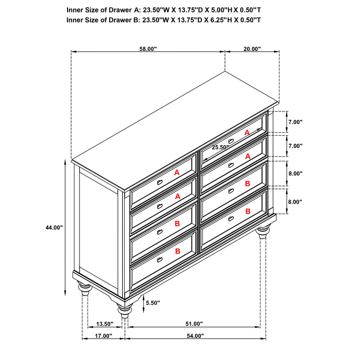 Andover Dresser - Tony’s Furniture Store & Linen (GA) - Multi Location