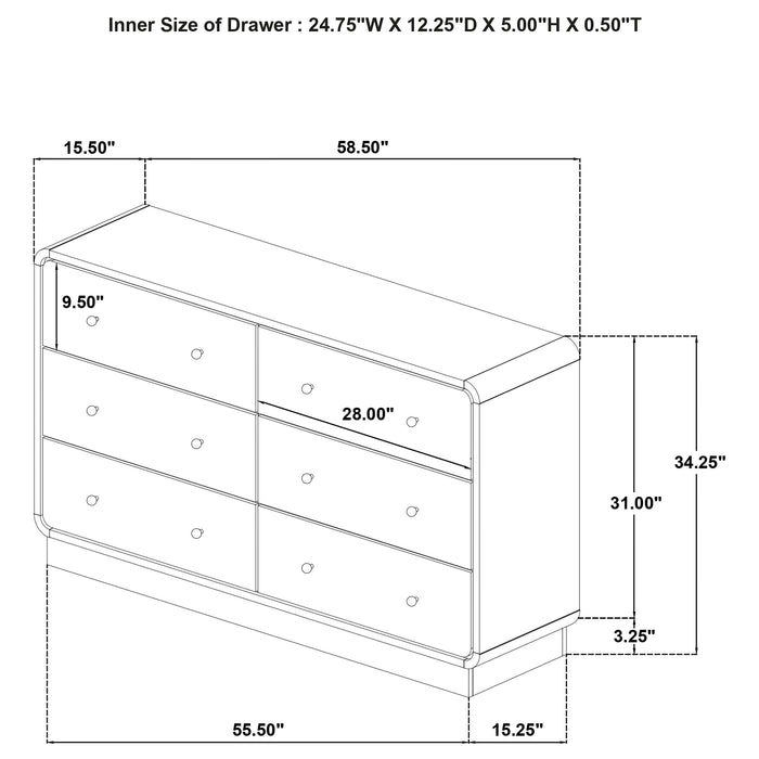 Cavelle 5 Pc Bedroom Set - Tony’s Furniture Store & Linen (GA) - Multi Location
