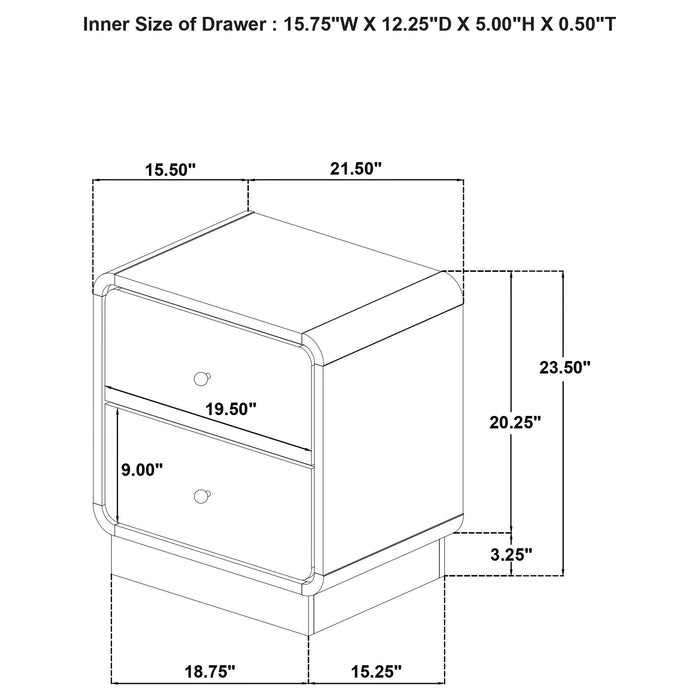 Cavelle Nightstand - Tony’s Furniture Store & Linen (GA) - Multi Location