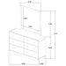 Cavelle Dresser With Mirror - Tony’s Furniture Store & Linen (GA) - Multi Location