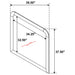 Amsbury Dresser Mirror - Tony’s Furniture Store & Linen (GA) - Multi Location