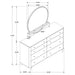 Arini Dresser With Mirror - Tony’s Furniture Store & Linen (GA) - Multi Location