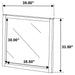 Wilkes Dresser Mirror - Tony’s Furniture Store & Linen (GA) - Multi Location