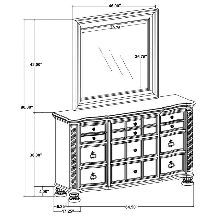 Emmett Dresser With Mirror - Tony’s Furniture Store & Linen (GA) - Multi Location