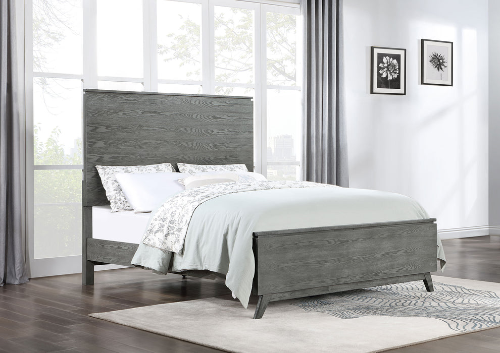 Nathan High Headboard Panel Bed Grey - Tony’s Furniture Store & Linen (GA) - Multi Location