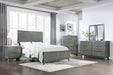 Nathan Bedroom Set White Marble and Grey - Tony’s Furniture Store & Linen (GA) - Multi Location