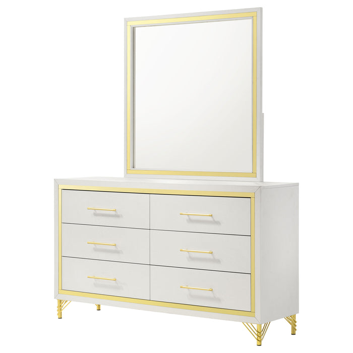 Lucia Dresser With Mirror - Tony’s Furniture Store & Linen (GA) - Multi Location