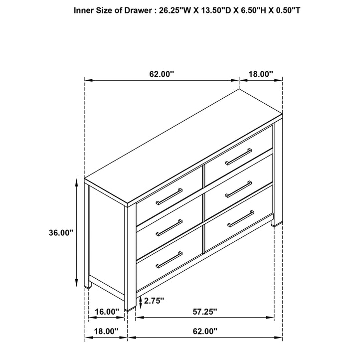 Kieran 5 Pc Bedroom Set - Tony’s Furniture Store & Linen (GA) - Multi Location