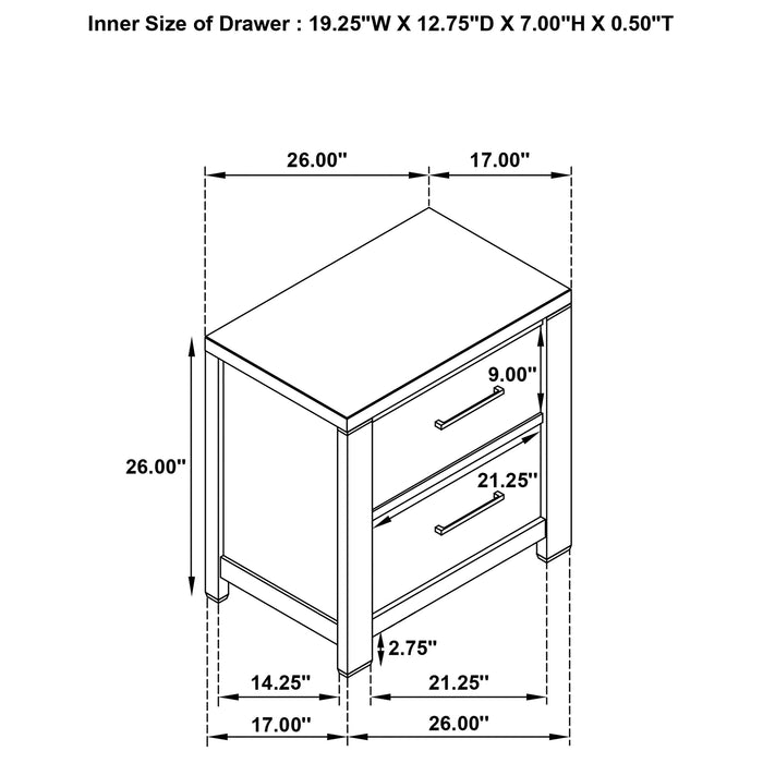 Kieran Nightstand - Tony’s Furniture Store & Linen (GA) - Multi Location