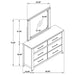 Kieran Dresser With Mirror - Tony’s Furniture Store & Linen (GA) - Multi Location