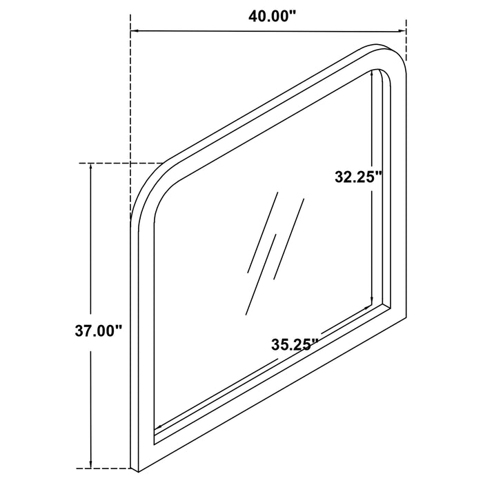 Anastasia Dresser Mirror - Tony’s Furniture Store & Linen (GA) - Multi Location