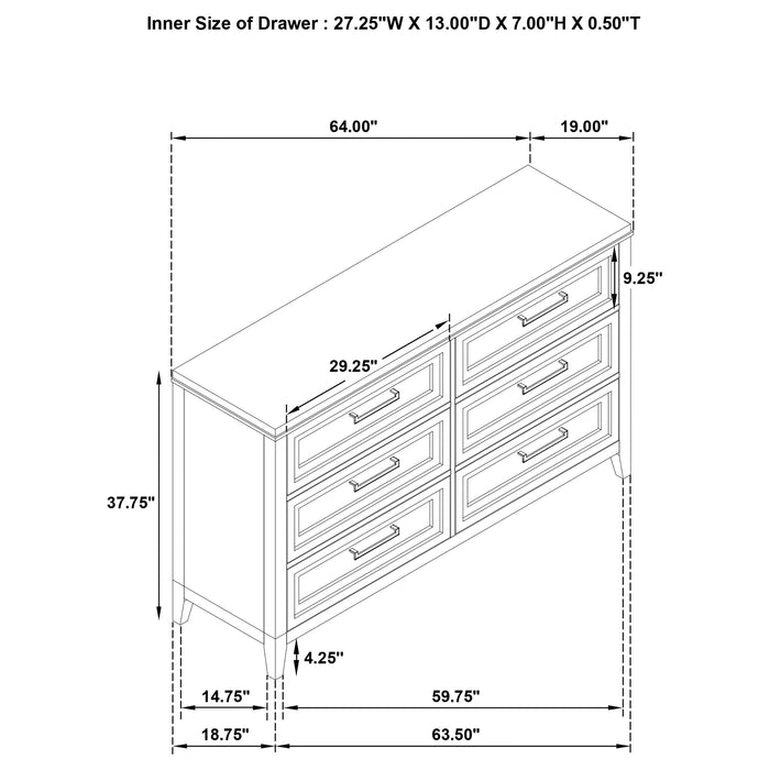 Marielle 4 Pc Bedroom Set - Tony’s Furniture Store & Linen (GA) - Multi Location