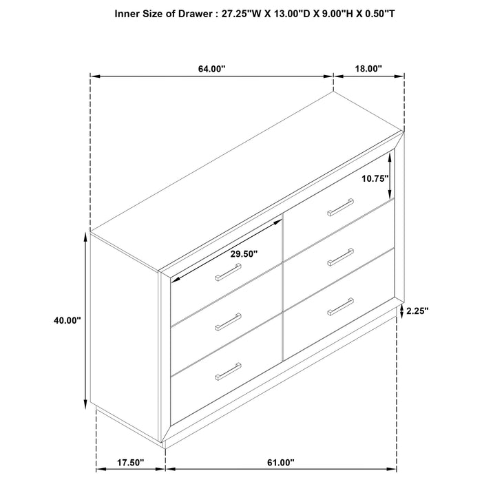 Kenora 5 Pc Bedroom Set - Tony’s Furniture Store & Linen (GA) - Multi Location