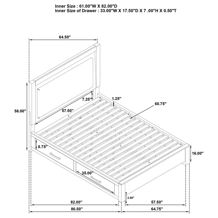 Kenora Queen Bed - Tony’s Furniture Store & Linen (GA) - Multi Location