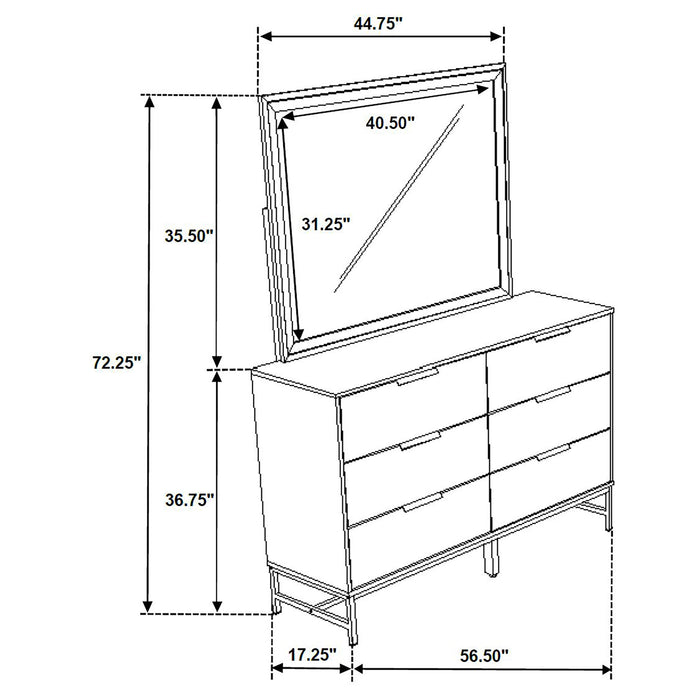 Sonora Dresser With Mirror - Tony’s Furniture Store & Linen (GA) - Multi Location