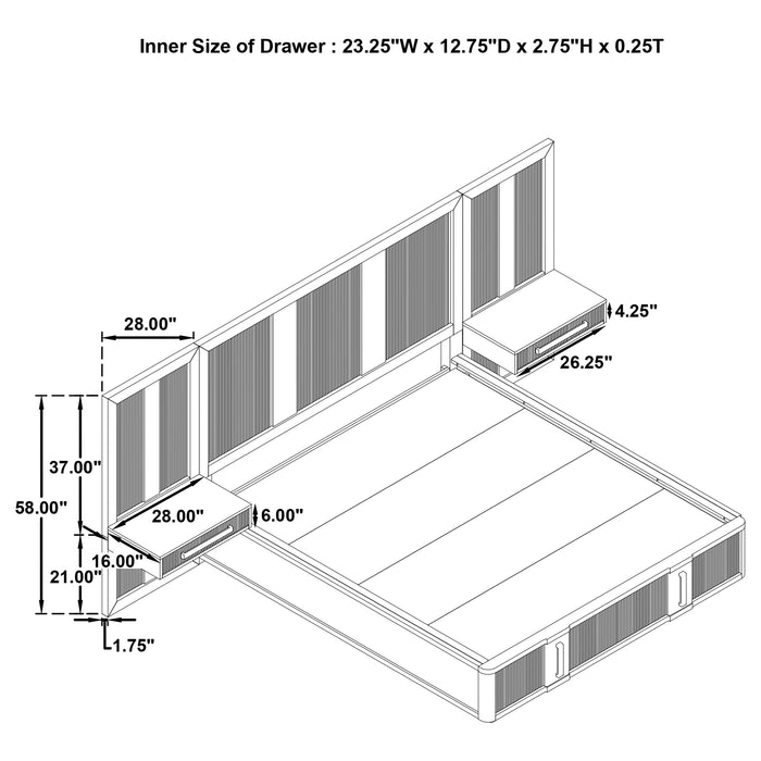 Terrace Wall Bed Panel - Tony’s Furniture Store & Linen (GA) - Multi Location
