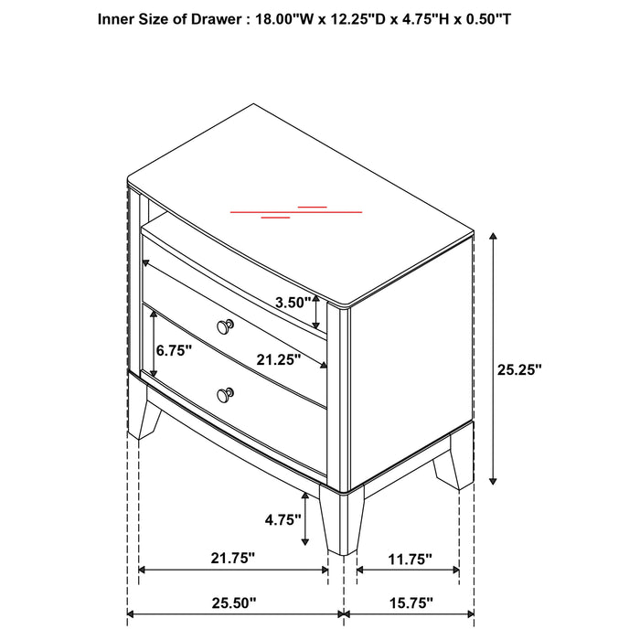 Granada Nightstand - Tony’s Furniture Store & Linen (GA) - Multi Location
