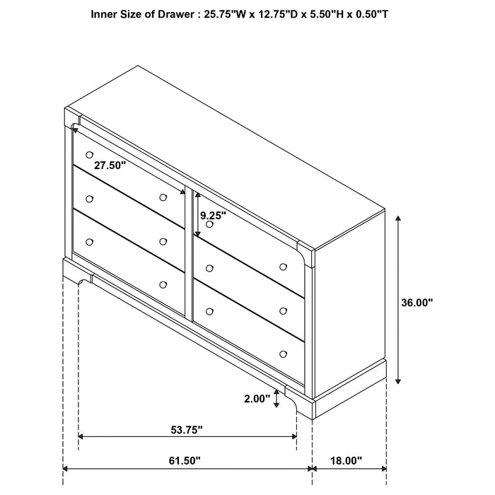 Gran Park Dresser - Tony’s Furniture Store & Linen (GA) - Multi Location