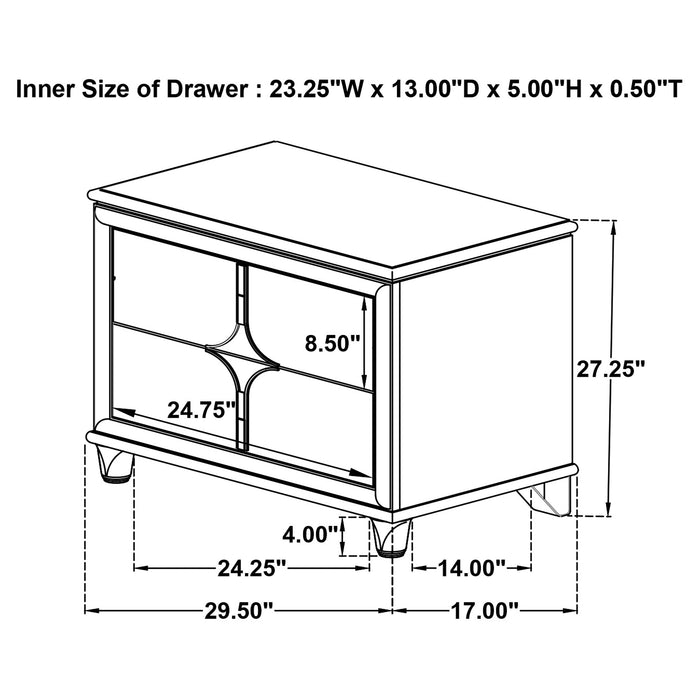 Olivia Nightstand - Tony’s Furniture Store & Linen (GA) - Multi Location