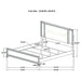Marmore 4 Pc Bedroom Set - Tony’s Furniture Store & Linen (GA) - Multi Location